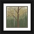thumbnail image 1 of Meagher, Megan 12x12 Black Ornate Wood Framed with Double Matting Museum Art Print Titled - Hudson River Forest II, 1 of 4