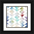 thumbnail image 1 of Meagher, Megan 12x12 Black Ornate Wood Framed with Double Matting Museum Art Print Titled - Pattern Blur IV, 1 of 4