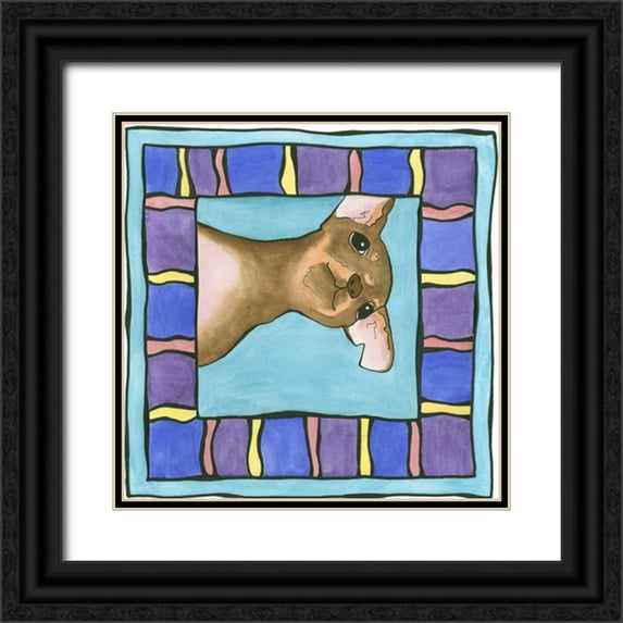 Meagher, Megan 12x12 Black Ornate Wood Framed with Double Matting Museum Art Print Titled - Tiny
