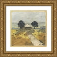 thumbnail image 1 of Meagher, Megan 12x12 Gold Ornate Wood Framed with Double Matting Museum Art Print Titled - Pastoral Charm I, 1 of 4
