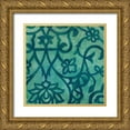 thumbnail image 1 of Meagher, Megan 12x12 Gold Ornate Wood Framed with Double Matting Museum Art Print Titled - Persian Motif I, 1 of 4