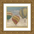 thumbnail image 1 of Meagher, Megan 12x12 Gold Ornate Wood Framed with Double Matting Museum Art Print Titled - Up in the Air II, 1 of 4