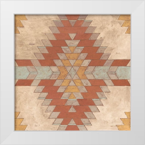 Meagher, Megan 12x12 White Modern Wood Framed Museum Art Print Titled - Southwest Inspiration IV