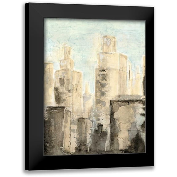 Meagher, Megan 12x14 Black Modern Framed Museum Art Print Titled - Metropolis I