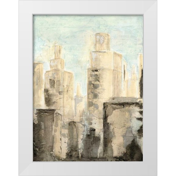 Meagher, Megan 12x14 White Modern Wood Framed Museum Art Print Titled - Metropolis I