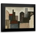 thumbnail image 1 of Meagher, Megan 14x12 Black Modern Framed Museum Art Print Titled - Abstract Metropolis I, 1 of 5