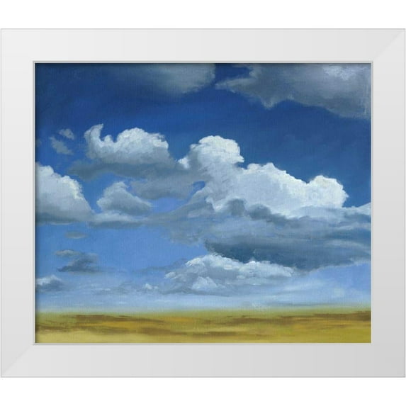 Meagher, Megan 14x12 White Modern Wood Framed Museum Art Print Titled - Big Sky I