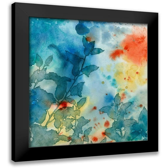 Meagher, Megan 15x15 Black Modern Framed Museum Art Print Titled - Color Play I