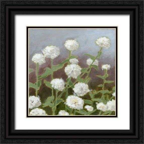 Meagher, Megan 15x15 Black Ornate Wood Framed with Double Matting Museum Art Print Titled - Botanical Garden Study I