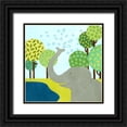 thumbnail image 1 of Meagher, Megan 15x15 Black Ornate Wood Framed with Double Matting Museum Art Print Titled - Jungle Fun II, 1 of 4