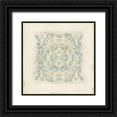 thumbnail image 1 of Meagher, Megan 15x15 Black Ornate Wood Framed with Double Matting Museum Art Print Titled - Quadrant Floral II, 1 of 4