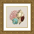 thumbnail image 1 of Meagher, Megan 15x15 Gold Ornate Wood Framed with Double Matting Museum Art Print Titled - By the Seashore II, 1 of 4