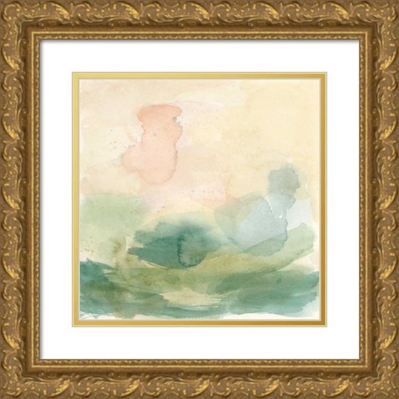 Meagher, Megan 15x15 Gold Ornate Wood Framed with Double Matting Museum Art Print Titled - Setting Sun I