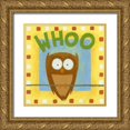 thumbnail image 1 of Meagher, Megan 15x15 Gold Ornate Wood Framed with Double Matting Museum Art Print Titled - Whoo, 1 of 4