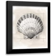 thumbnail image 1 of Meagher, Megan 15x17 Black Modern Framed Museum Art Print Titled - Shell Schematic III, 1 of 5