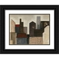 thumbnail image 1 of Meagher, Megan 18x15 Black Ornate Wood Framed with Double Matting Museum Art Print Titled - Abstract Metropolis I, 1 of 4