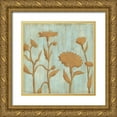 thumbnail image 1 of Meagher, Megan 20x20 Gold Ornate Wood Framed with Double Matting Museum Art Print Titled - Golden Wildflowers I, 1 of 4