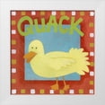 thumbnail image 1 of Meagher, Megan 20x20 White Modern Wood Framed Museum Art Print Titled - Quack, 1 of 4