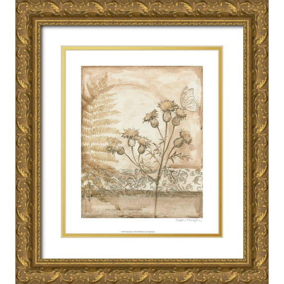Meagher, Megan 20x23 Gold Ornate Wood Framed with Double Matting Museum Art Print Titled - Twilight Meadow I