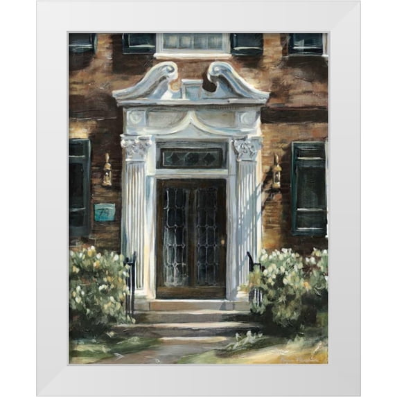 Meagher, Megan 20x24 White Modern Wood Framed Museum Art Print Titled - Custom Monument Avenue