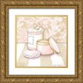 thumbnail image 1 of Meagher, Megan 26x26 Gold Ornate Wood Framed with Double Matting Museum Art Print Titled - Posh Powder Room II, 1 of 4