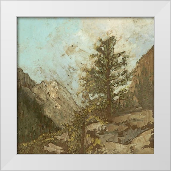 Meagher, Megan 26x26 White Modern Wood Framed Museum Art Print Titled - Western View VI