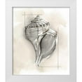 thumbnail image 1 of Meagher, Megan 26x30 White Modern Wood Framed Museum Art Print Titled - Shell Schematic I, 1 of 4