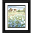 thumbnail image 1 of Meagher, Megan 26x32 Black Ornate Wood Framed with Double Matting Museum Art Print Titled - Blue Meadow, 1 of 4