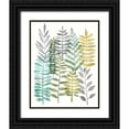 thumbnail image 1 of Meagher, Megan 26x32 Black Ornate Wood Framed with Double Matting Museum Art Print Titled - Watercolor Botany II, 1 of 4