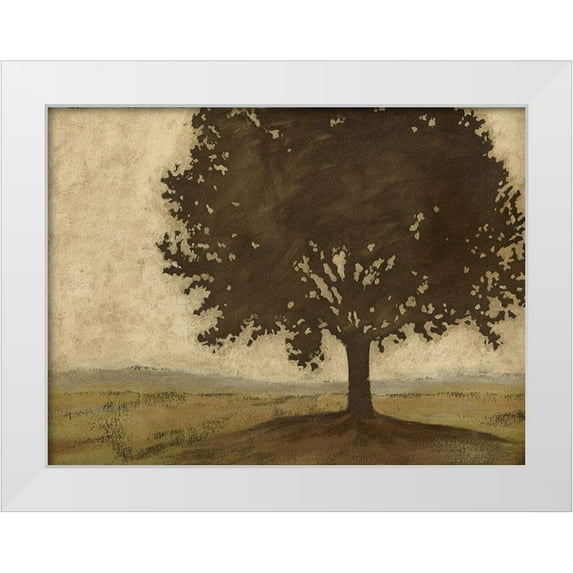Meagher, Megan 32x25 White Modern Wood Framed Museum Art Print Titled - Shenandoah Vista II (ASH)