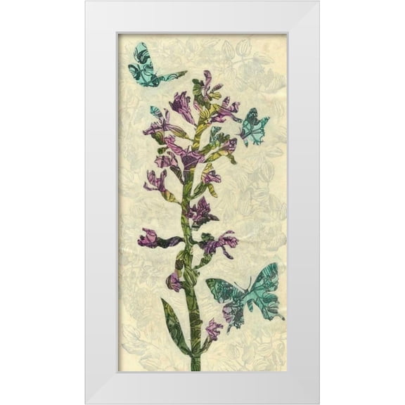 Meagher, Megan 9x14 White Modern Wood Framed Museum Art Print Titled - Spring Collage I