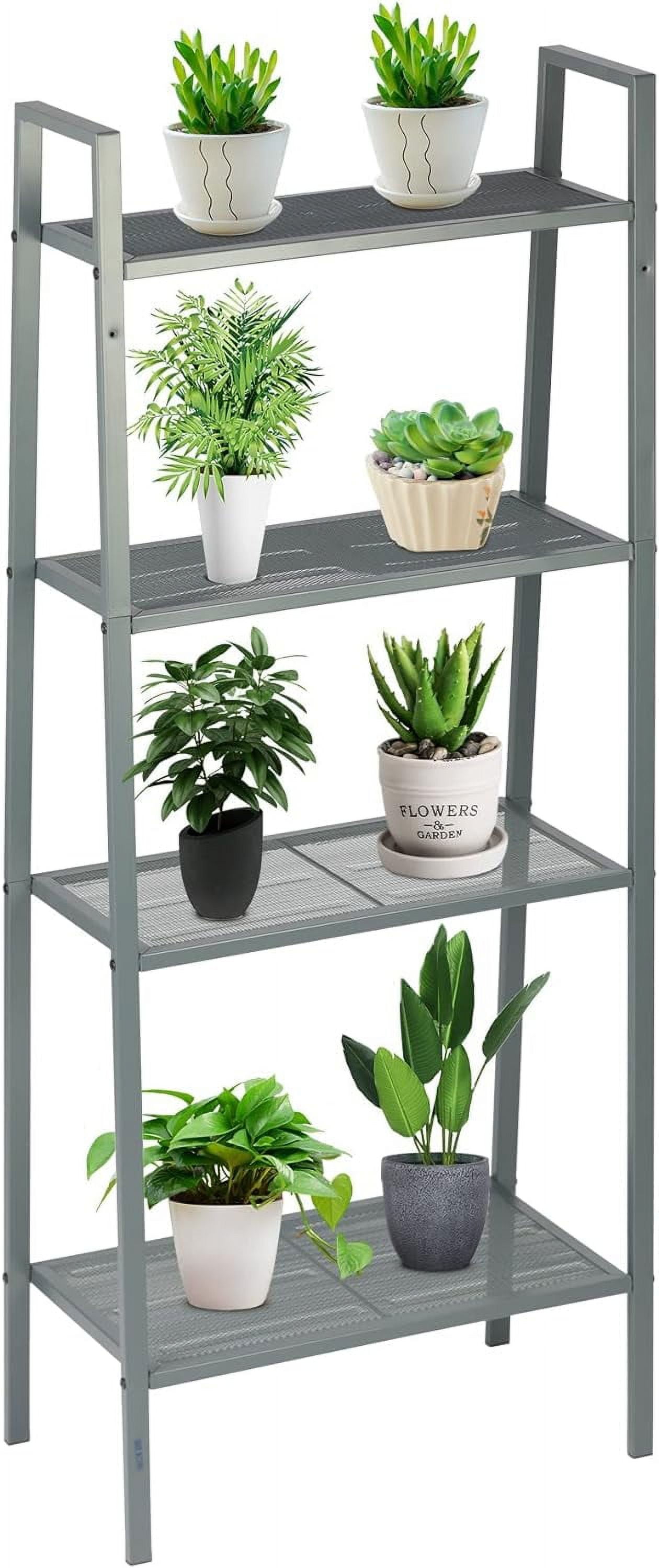 Meal 4 ier Ladder Shelf Ligh Weigh Bookcase Ladder Bookshelf Pla Flower