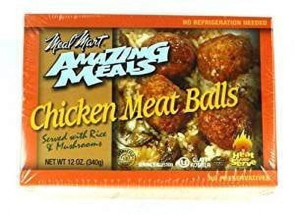 Meal Mart Amazing Meals Chicken Meat Balls 12 Oz. Pk Of 2.