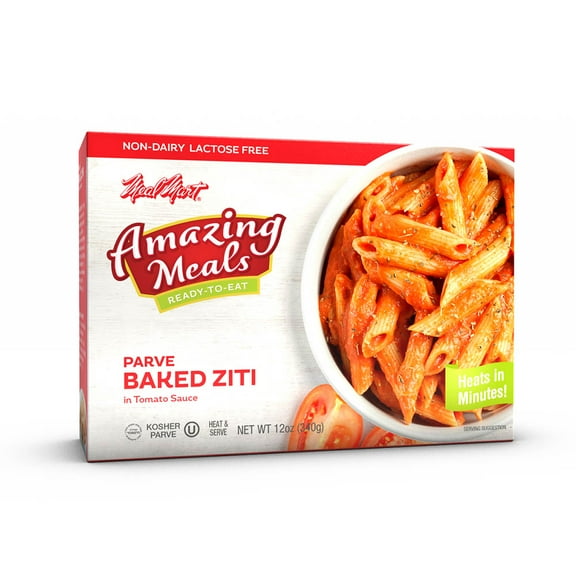 Meal Mart Amazing Meals Kosher Baked Ziti In Tomato Sauce, 12 Oz.