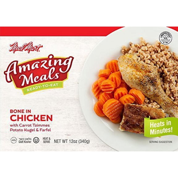 Meal Mart, Roasted Chicken with Carrot Tzimmes Potato Kugel & Farfel
