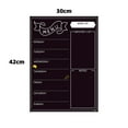 thumbnail image 2 of Clear Magnetic Board For Fridge Neatsure Acrylic Grocery List Magnet Pad For Fridge, Reusable To Do List For Refrigerator, Clear Notepad Note Planning Board, Shopping List, Reminders, W/ 8 Colors Markers, 15"x11 2 of 13