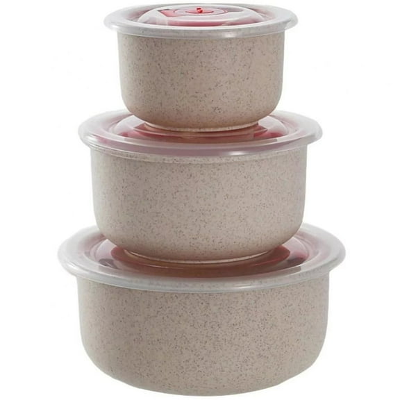 Meal Prep Bowl Containers, Plastic Bowls with Lids for Soup and Salad, Food Storage Bento Box, Stackable, Freezer Safe, Not Suitable for Microwave and Dishwasher Use, 3 Pack