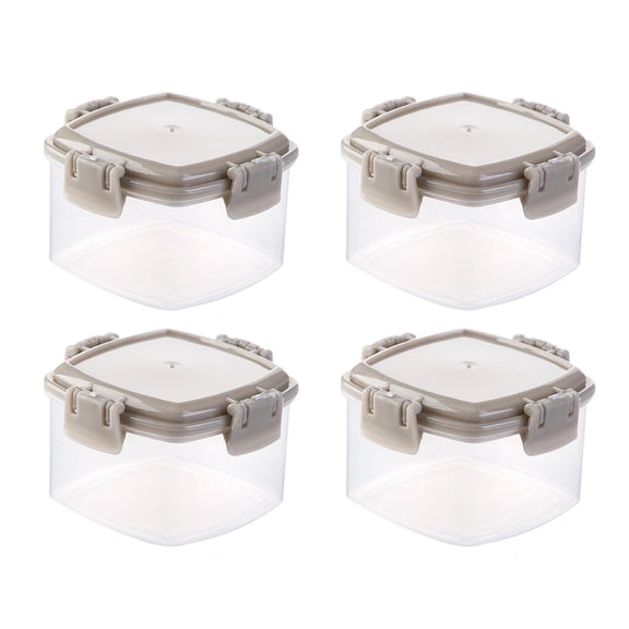 Meal Prep Container 1 Compartment with Kitchen Products Glass Storage Container Measuring Cup Organizer Glass Meal Prep Glass Containers with Lids for Food Steamer Bags for Microwave Cooking