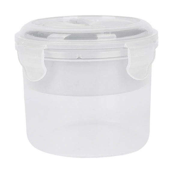 Meal Prep Container,Portable Reusable Food Storage Container with Leak-Proof Lids,Plastic Container for Yogurt, Cereal, Oatmeal and Meal Prep,BPA-Free,3.74x4.12 inch(White)
