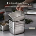 thumbnail image 1 of Meal Prep Containers With Lids, Food Storage Containers, Stainless Steel, Oven Safe, Dishwasher Safe, Stackable, Compact, Office Home, Food Safe Reusable Kitchen Storage Sopatenor, 1 of 4