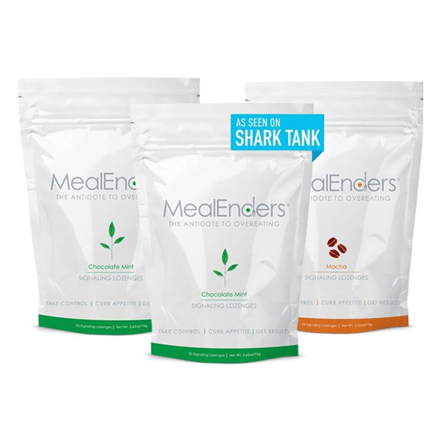 MealEnders Signaling Lozenges for Appetite Control, Choc. Mint & Mocha