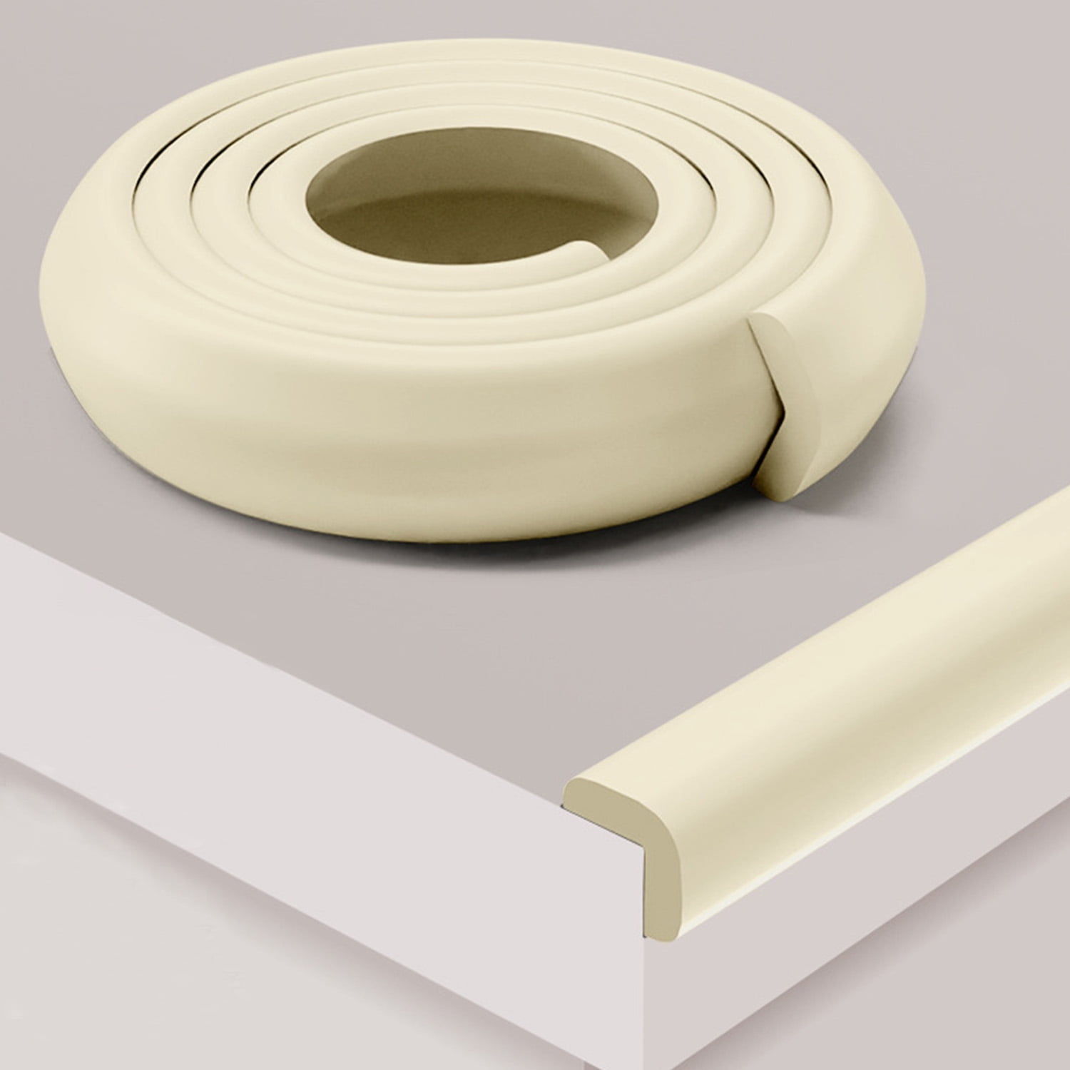 Meamaz 16FT (5M) Beige Table Edge Protector + 10 Corner Bumpers – High ...