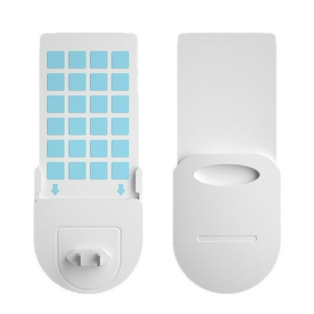 Meamaz 2-in-1 Plug-In Fruit Fly & Mosquito Trap (1 Device + 5 Sticky Boards) - UVA Light + Heat Lure, Baby-Safe Physical Capture for Home, Kitchen & Bedroom