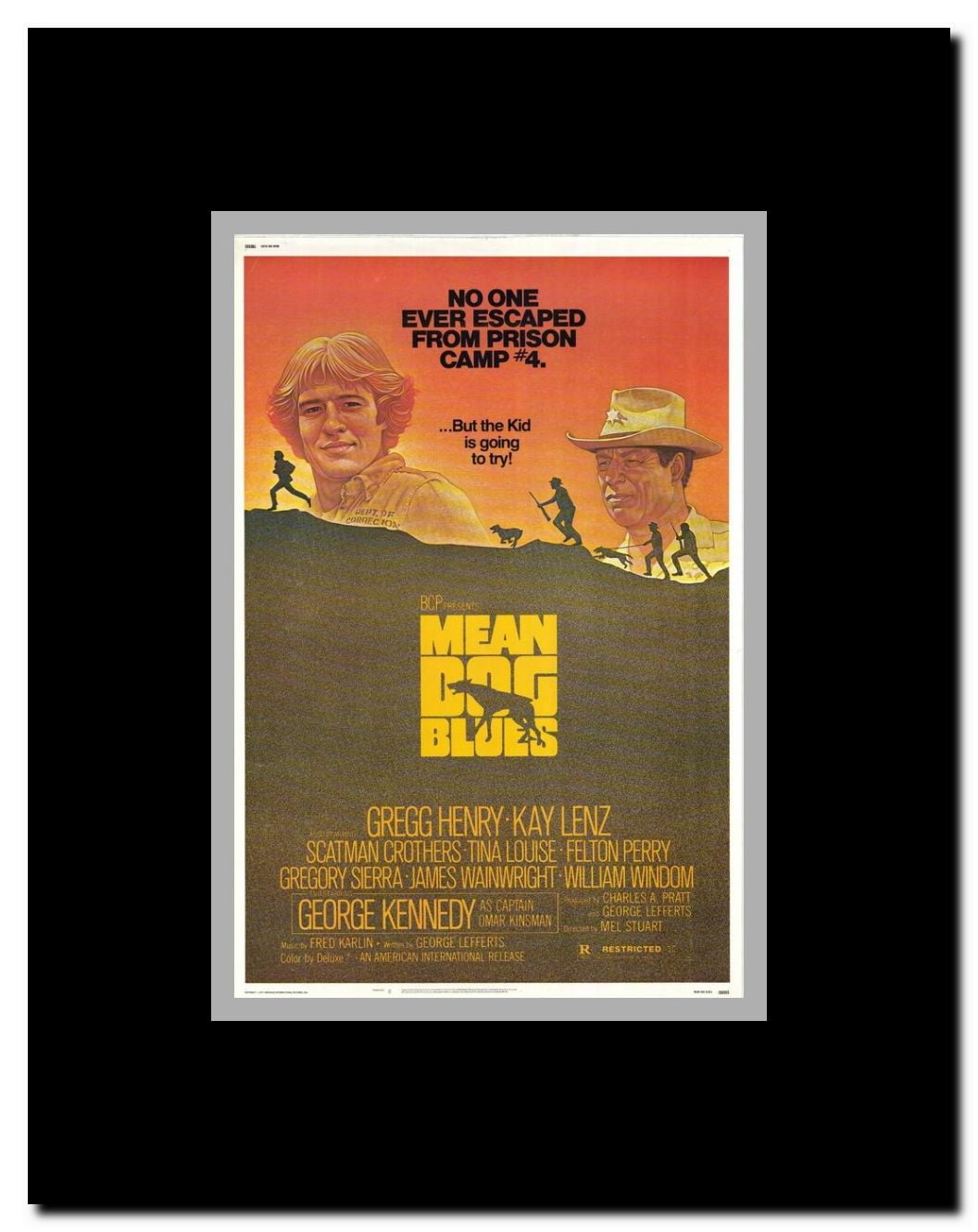 Mean Dog Blues Framed Movie Poster