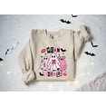 thumbnail image 1 of Mean Ghouls cute sweatshirt, Cute Pink Ghost T-Shirt, Mean Girls Tee, Boo Book Sweater, Spooky Season Shirt SWEATSHIRT All Size S-5XL, 1 of 5