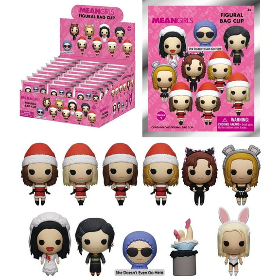 Mean Girls 3D Foam Bag Clip Random 6-Pack