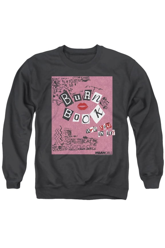 Mean Girls - Burn Book - Crewneck Sweatshirt - Medium