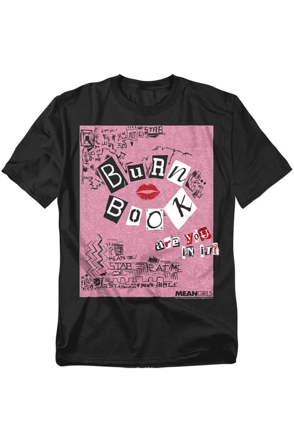 Mean Girls T-Shirt Burn Book Unisex Graphic Tee For Men & Women