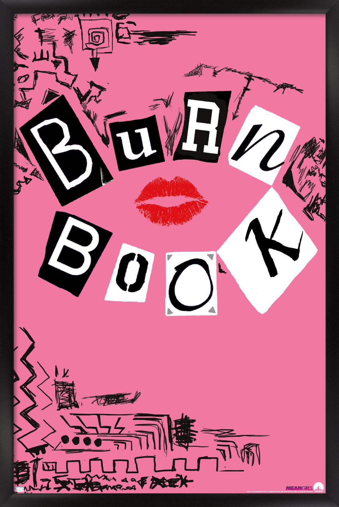 Burn Book - Mean Girls  Art Board Print for Sale by samantha167