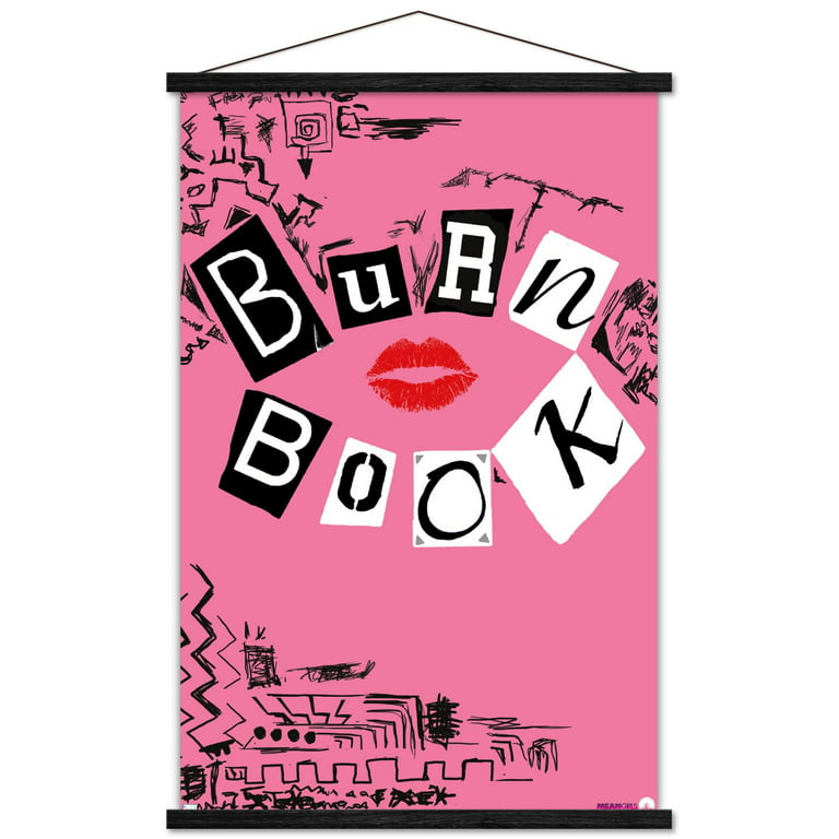 Burn Book Enamel Pin Comedy Movie Mean Girls Inspiration Badge